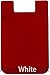 Agentwhiteusa Cell Phone Stick on Wallet (for Credit Card, Business Card & Id) compatible with iPhone, Android & Most Smartphones (Red, White, Blue)