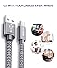 JSAUX Micro USB Cable Android,3-Pack(1ft+3.3ft+6.6ft)Micro USB to USB A High Speed Sync Charger Nylon Braided Cord compatible Samsung galaxy S6 S7 Edge Note 5,Kindle,LG,Xbox,PS4,Camera and More(Grey)