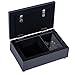 Cottage Garden Dear Friend Makes Every Day Beautiful Matte Black Jewelry Music Box Plays Wonderful World