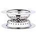 2PCS Stainless Steel Sink Strainer for Garbage Disposal By Hoxha, Easy Handle Portable Kitchen Drain Strainer Basket - Large Wide Rim 4.5