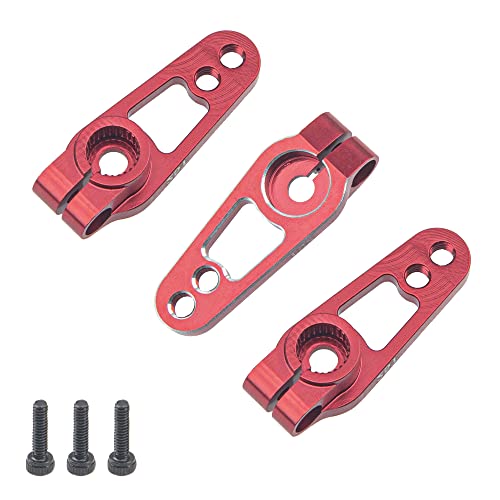 ShareGoo 3-Pack 25T Metal Servo Horn – Aluminum Alloy Steering Arm For Futaba, Savox, MG995/996 RC Servos - View #5