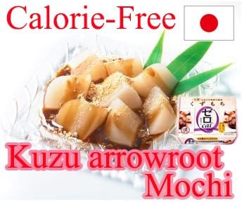 Japanese wagashi sweets ENDO's 'Zero Calorie' Kudzu (arrowroot) Mochi 108g 3packs