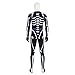 Comtervi Fortnite Skull Trooper Costume Halloween Kids Zentai Bodysuit Cosplay Best Gift for Child Dress up (M)