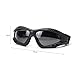 Motorcycle Goggles Cycling Glasses CS Tactical Safety Goggles, Windproof Anti-Dust Outdoor Sports UV400 Protective Goggles Sunglasses by Vingsong (Black)