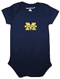 Michigan Wolverines Blue NCAA College Newborn Baby Creeper (3-6)