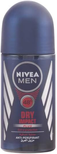 NIVEA Nivea Men Dry Impact 50 ml (Confezione da 4), 50 ml (Pack of 4)