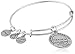Alex and Ani Fleur de Lis III Expandable Rafaelian Bangle Bracelet