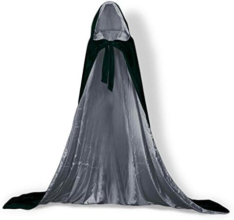 YUSHENGSM Cloak Cape Green-Silver-3XL