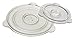 Cuchina Safe Vented Microwave Glass Lid; Perfect Lid for Bowls, Mugs, and Pots (8in and 11in - 2 Piece Set).