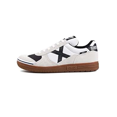 Amazon.com | MUNICH - G-3 Kid 298 - Indoor Soccer / Futsal Shoe - White/Black - 5.5 | Athletic