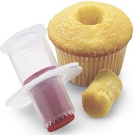 Home Product 2Pcs DIY Cupcake Muffin Cake Pastry Corer Plastic Filler Model Plunger Cutter Decorating Kitchen Divider Tools