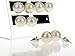 Imixlot 12 Pairs10mm White Round Ball Stud Earrings Charming Hypoallergenic Ear Studs