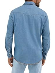 WranglermensCowboy Cut Western Long Sleeve Snap