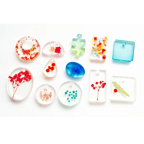 image for vorey 9 Pack Jewelry Casting Silicone Molds for DIY Jewelry Craft Maki