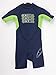 O'Neill Wetsuits Toddler 2 mm Reactor Spring Wetsuit, Navy/Lime, 2