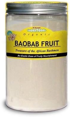 (8 PACK) - Of The Earth Organic Raw Baobab Fruit Pulp Powder| 150 g |8 PACK - SUPER SAVER - SAVE MONEY
