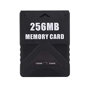 Tihebeyan Memory Card 8M-256M High Speed Memory Card for Sony Playstation 2 PS2 Games Accessories(256M)