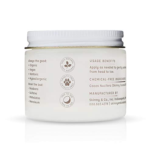 SKINNY & CO. Pure Baby Coconut Oil 100 Organic Coconut Oil for
