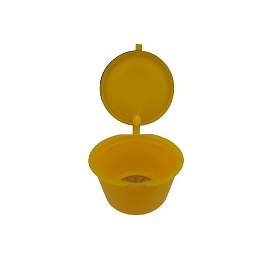 BESTONZON Wiederverwendbare Kaffeefilter nachfüllbare Kaffeepads für Nescafe Dolce Gusto Machines (Tartrazin)