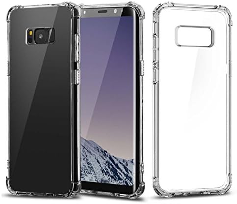 mowinifa816 Galaxy S8 Plus Case Clear, Ultra Thin Clear Soft TPU, Four Corners Thicken Shockproof, Non-Slip, Protect Cover for Galaxy S8 Plus [Support Wireless Charging]