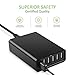 USB Charger, Omars 60W 6-Port USB Wall Charger, USB Desktop Charger Charging Station for Galaxy S8/S7/S6/Edge, Note 5 and iPhone x/8/8 Plus/7/6s/Plus, iPad, LG, Nexus 6, HTC