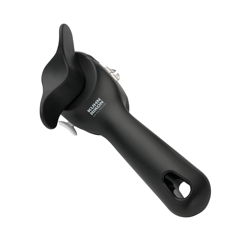 Kuhn Rikon Can Opener with Lid-Lifting Pincers, Tin Opener with Stainless Steel Blade. Tin Openers for Arthritis Hands. Can Openers That Work – 3 Year Kuhn Rikon Kitchen Accessories Guarantee