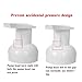 Homder Foaming Soap Dispensers Pump-Bottles Empty Bottles Hand Soap Liquid Containers-300ml (10 oz) Pack of 3