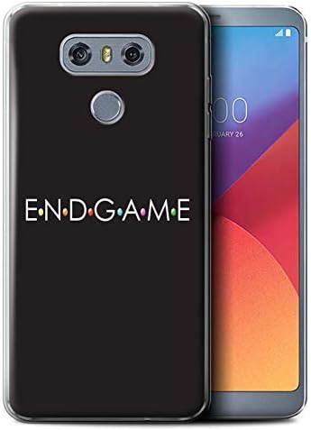 W3Tech Gel TPU Phone Case/Cover for LG G6/H870/LS993/VS998 / Infinity Gems Design/Superhero Movie Quotes Art Collection
