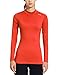 baleaf Thermal Long Sleeve Shirts for Women Workout Tops Running Gear Clothes Underwear Fleece Lined Undershirts Base Layer Cold Weather Coral L