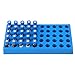 Vial Rack, Single Blue Vial Holds 50 Standard 12 mm 2 mL vials - Stackable Tube Vial Rack Centrifuge Tubes Rack