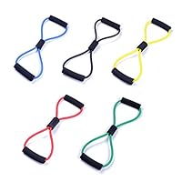 Kasstino 4PCS Useful Fitness Equipment Tube Workout Exercise Elastic Resistance Band for Yoga