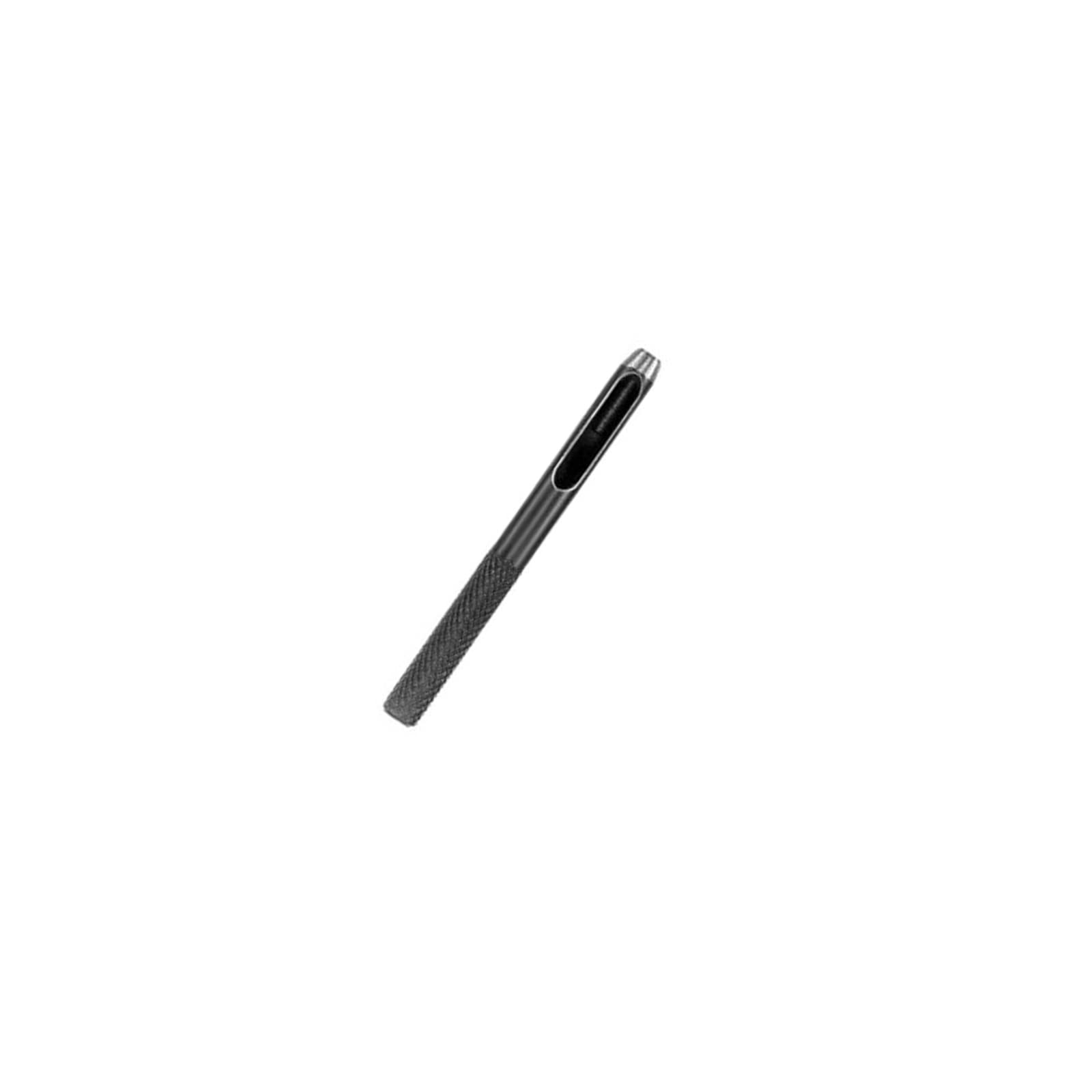 4 mm Round Hole Punch, Hollow Cutter High Carbon Steel Leather Punch Tools for Paper Plastics Canvas Belt Bags DIY Making
