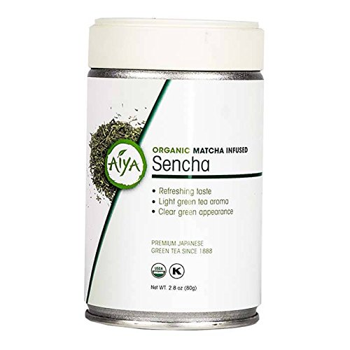 Aiya Organic Matcha Infused Sencha 80 grams Loose Leaf
