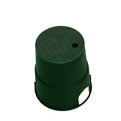 Dura Plastic Products 10" Round Valve Box Green BoxGreen Lid