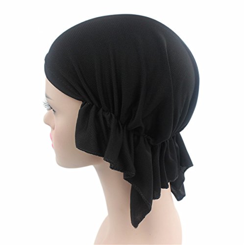 Qhome Breathable Bandana Scarf Pre Tied Cotton Chemo Hat Beanie Turban Headwear for Cancer Patients