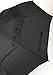 ScratchPlay Golf Umbrella for Outdoor Travel Sports - Protects from Beach Sun Rain and Shade -Automatic Opening Lightweight Double Vented Wind Resistant Waterproof Canopy Fiberglass Frame Black