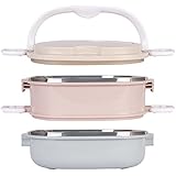 Stainless Steel Lunch Box | Improved Clips | Leak Proof Bento Container with Compartments suitable for Kids &amp; Adults by Mr.Foodie