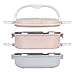 Mr.Foodie Stainless Steel Lunch Box | Improved Clips | Leak Proof Bento Container with Compartments Suitable for Kids & Adults