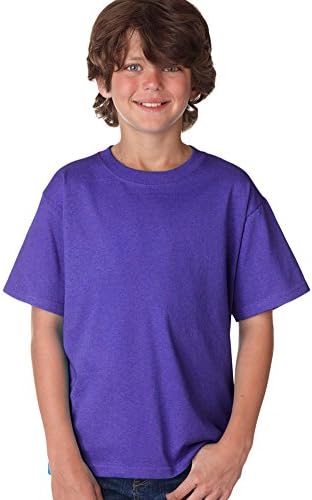 Fruit Of The Loom Youth Heavy Cotton Hd T-Shirt, Retro Hthr Purple, X-Small