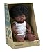 Miniland Doll 15'' African Girl (Box) - Made in Spain, Anatomically Correct, Quality
