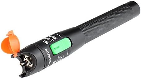 Gumind 30mW 30Km Visual Fault Locator, 1.25 mm connector FC or 2.5 mm universal connector, Red Light Pen Fiber Optic Cable Tester for CATV Telecommunications Engineering Maintenance