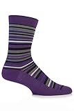 SockShop Men's 1 Pair Bamboo Stripe Socks in a Bag