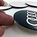 Bearfire 4 x 56.5mm Car Lettering BBS Wheel Center Cap Sticker Wheel Emblem Badge Logo Stickers (Audi)