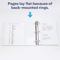 Avery Economy View 3 Ring Binder, 0.5" Round