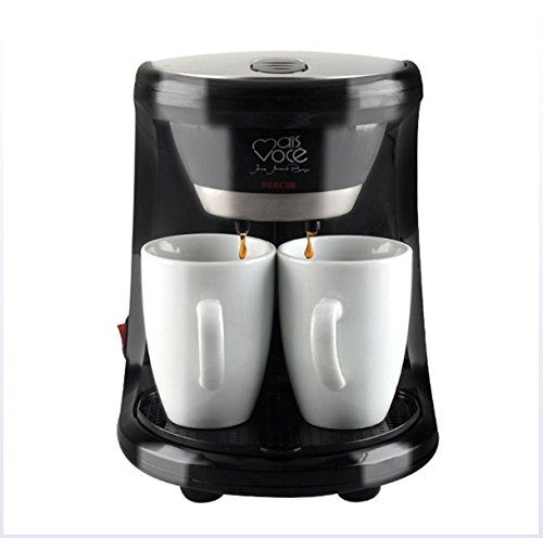 Click Here to See More Images 450W 2 Cups Drip Coffee Maker Electric Automatic Espresso Coffee Machine For Home Cafe