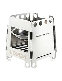 Lixada Camping Stove, Stainless Steel Alcohol Stov