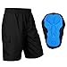 Baleaf Men's 3D Padded Mountain Bike Baggy Cargo Shorts Zipper Pockets