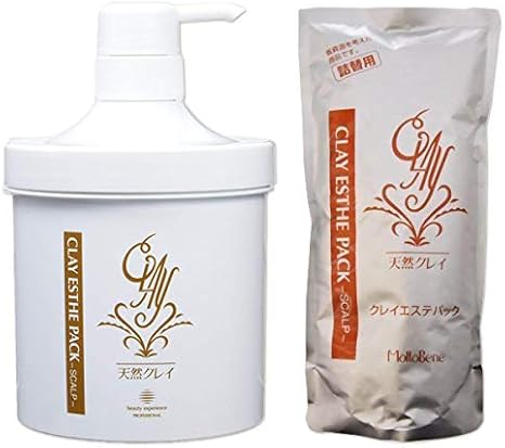 Amazon Co Jp モルトベーネ クレイエステ パック 700g 500g 容器入り 詰め替え セット Beauty