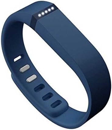 EJC Products Silicone Replacement Band with Metal Clasp for Fitbit Flex, Large, Navy