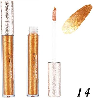Waterproof Liquid Lipstick Lipgloss Moisturizing Long Lasting Diamond Lip Gloss Non-Stick Cup Cosmetic Creative Charming Of Halloween Gift Colour Glamorous Not Fade Vampire Style Makeup(#14)